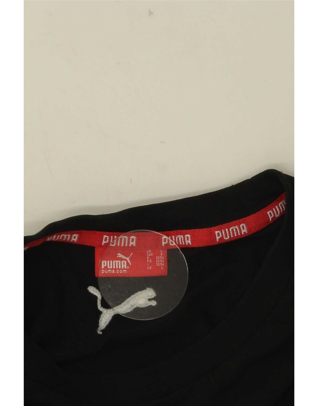 Puma muška velika crna majica s grafičkim motivima