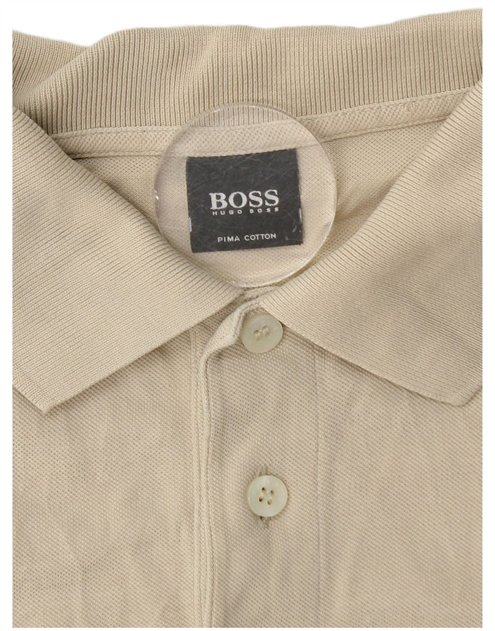 Hugo Boss muška polo majica Medium Beige Cotton Classic