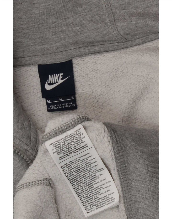 Nike muški pulover s kapuljačom s patentnim zatvaračem, srednje sivi flekasti pamuk