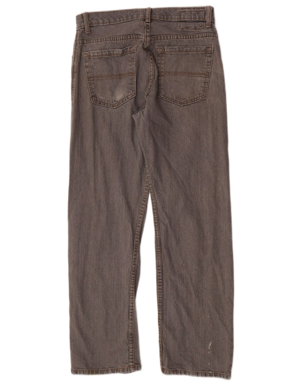 Marks & Spencer Womens Straight Jeans W30 L29 Grey Cotton