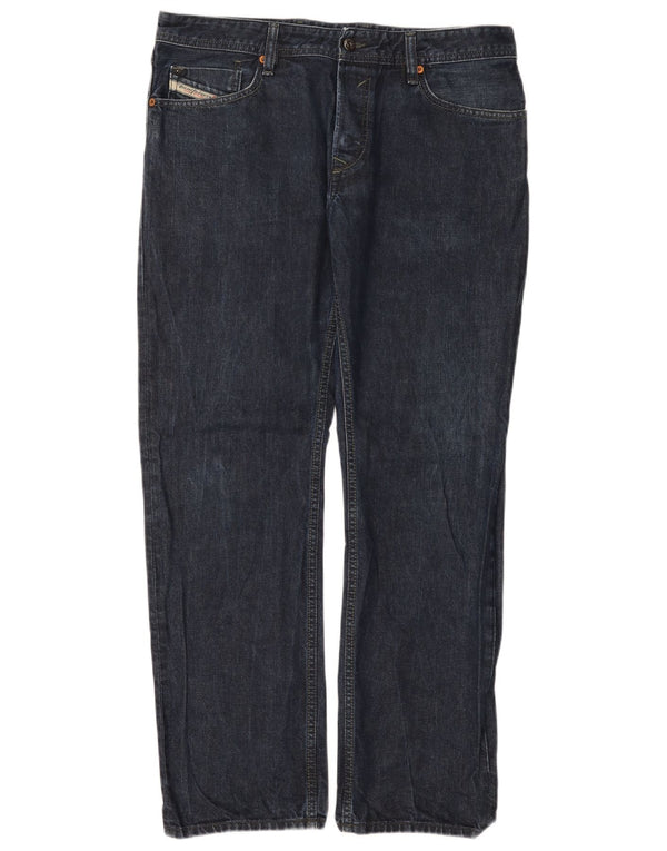 Diesel Mens Waykee Regular Straight Jeans W34 L32 Plavi pamuk