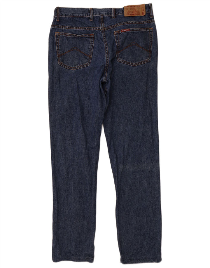 CARRERA Mens 700 Straight Jeans IT 50 Large W34 L30 Mornarsko plavi pamuk