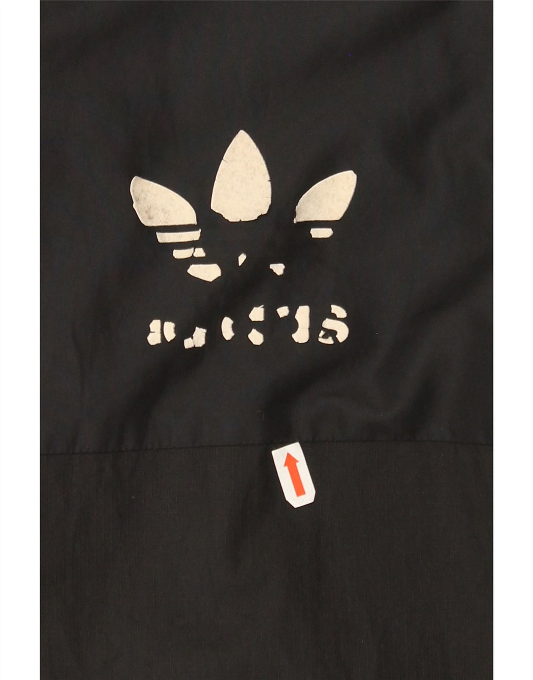 ADIDAS Mens Hooded Tracksuit Top Jacket Large Black Polyester Vintage Adidas and Second-Hand Adidas from Messina Hembry 