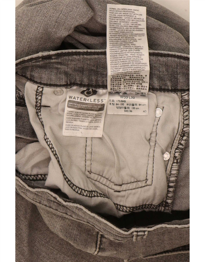 Levi's muške 511 uske traperice W33 L32 sivi pamuk