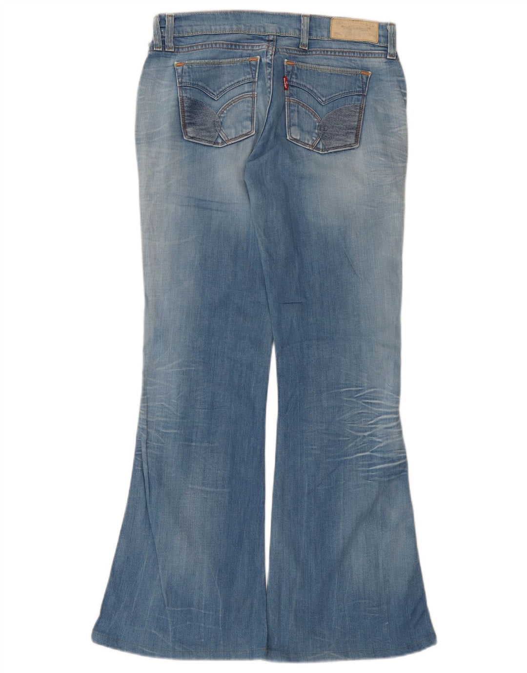 Levi's ženske lepršave traperice W29 L32 plavi pamuk