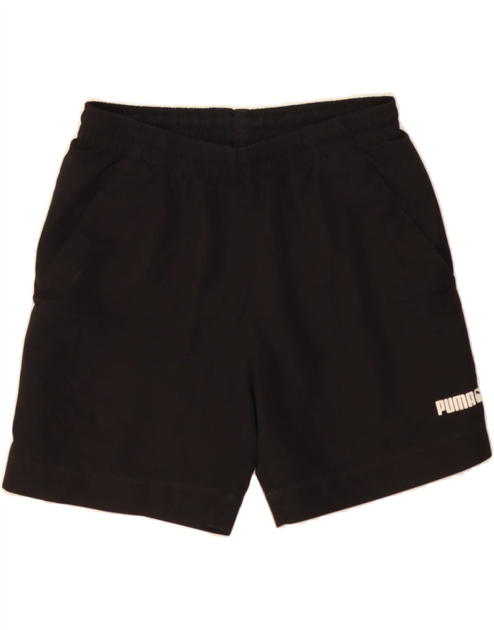 PUMA Mens Sport Shorts Small  Black Polyester Vintage Puma and Second-Hand Puma from Messina Hembry 