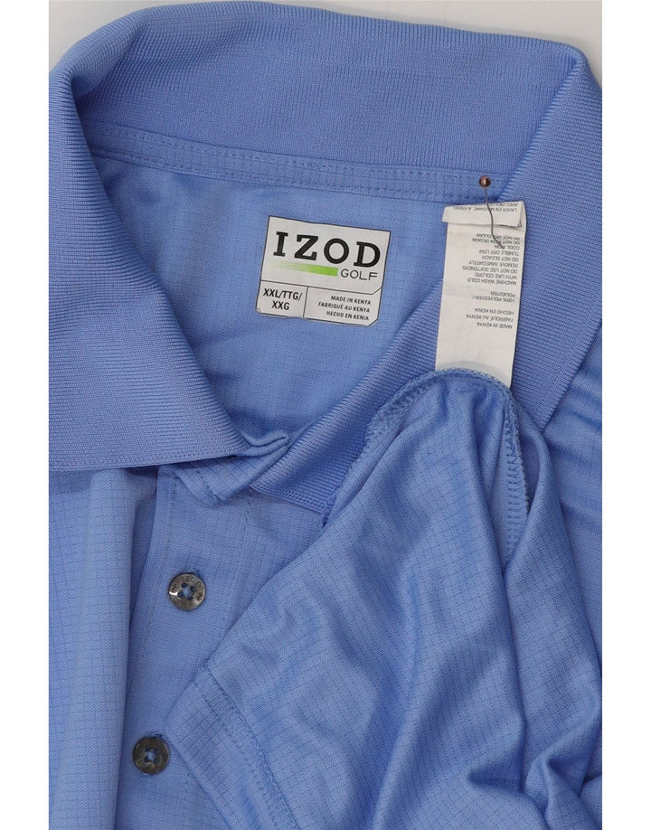 IZOD muška velika i visoka polo majica 2XL plavi poliester