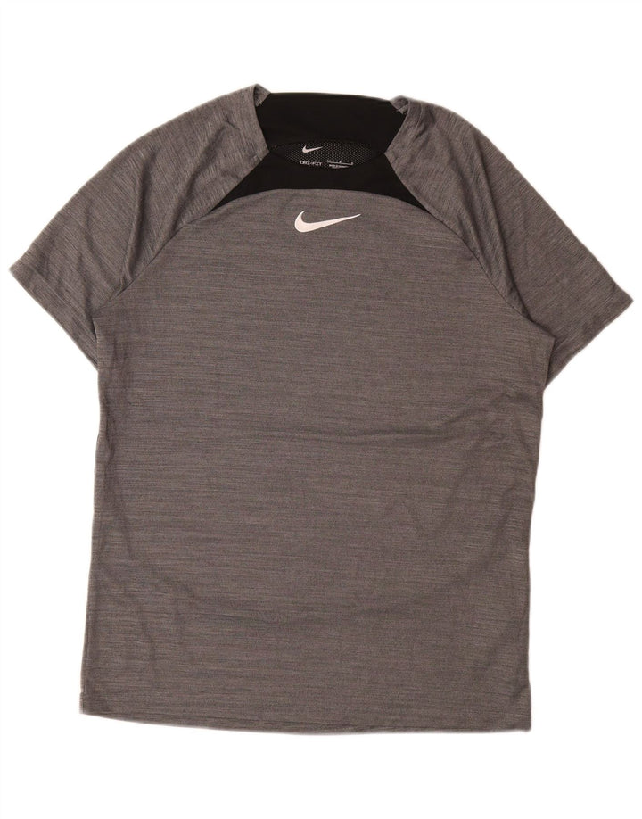 Nike Dri Fit majica kratkih rukava velika siva poliesterska boja