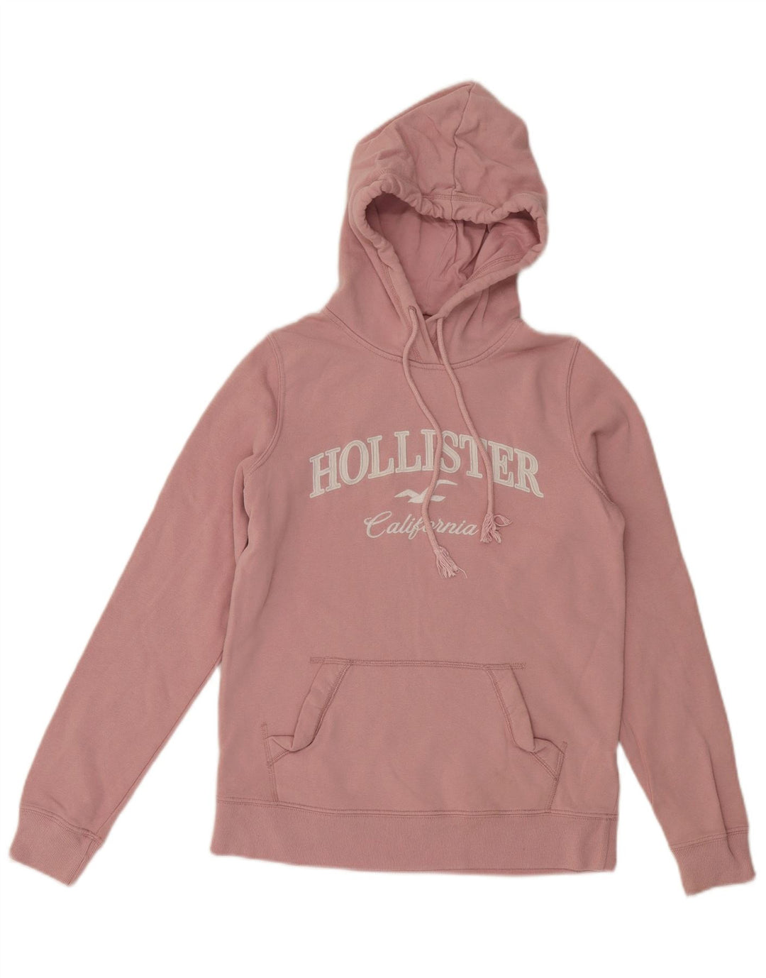 HOLLISTER Ženska majica s kapuljačom s grafičkim motivima UK 6 XS, ružičasti pamuk
