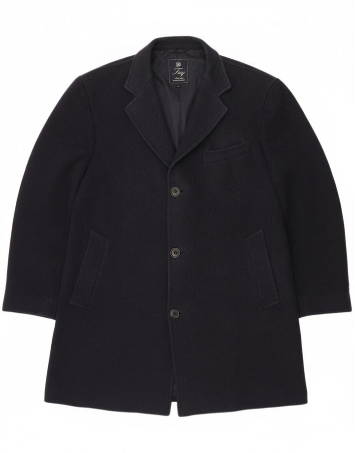 Fay muški kaput UK 40 Large tamnoplava djevičanska vuna