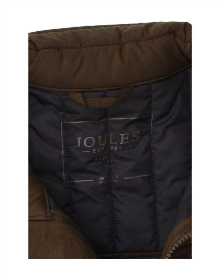 JOULES Mens Padded Gilet UK 38 Medium Brown Polyester Vintage Joules and Second-Hand Joules from Messina Hembry 