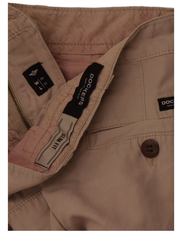 DOCKERS Ženske uske chino hlače W30 L28 bež