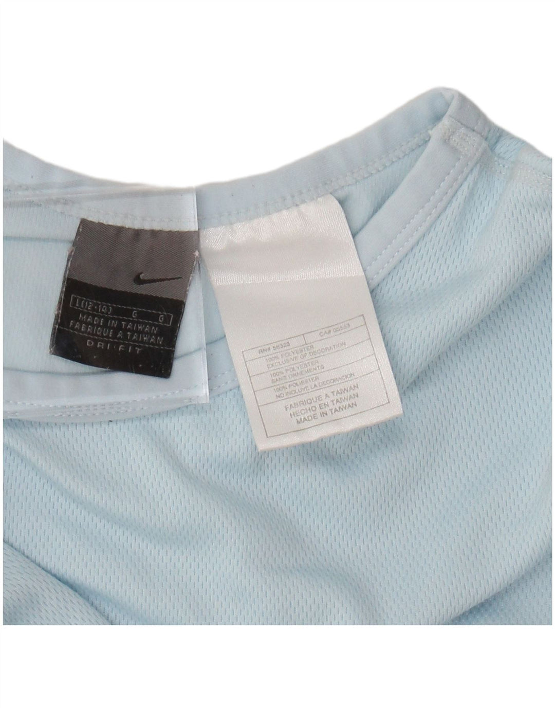 NIKE ženska majica Dri Fit dugih rukava US 12/14 veliki plavi poliester