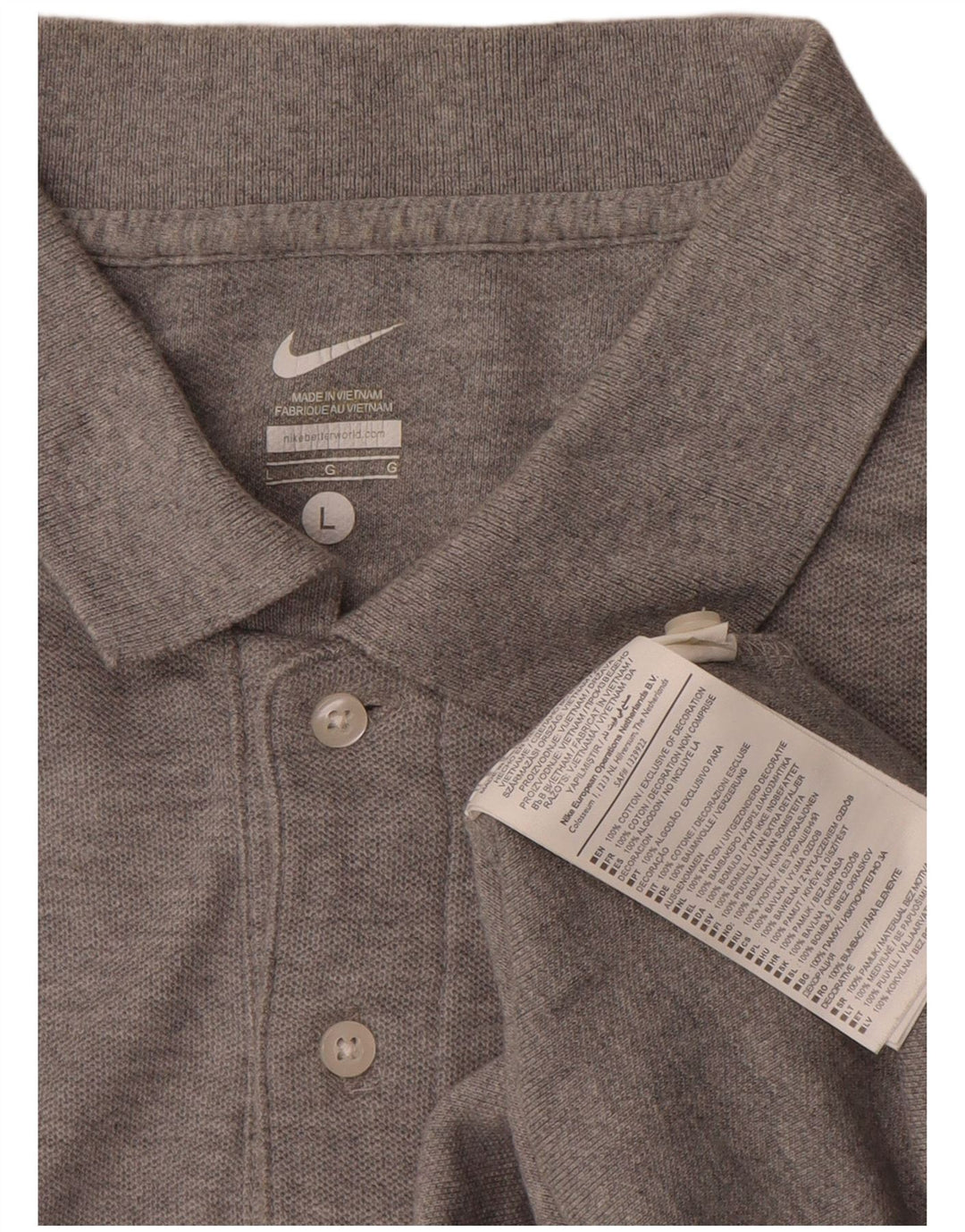 NIKE muška polo majica velika siva pamuk