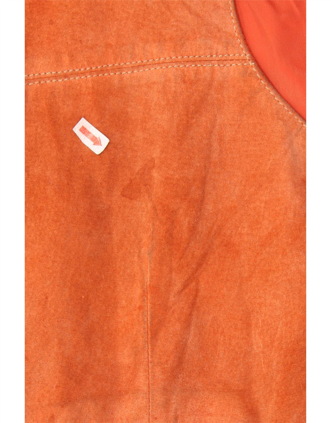 Vintage muški prsluk od antilopa mali smeđi kožni