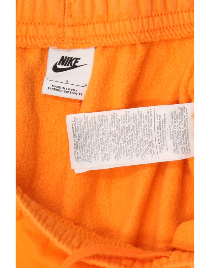 Nike Muška trenirka Hlače Joggers Large Orange Cotton