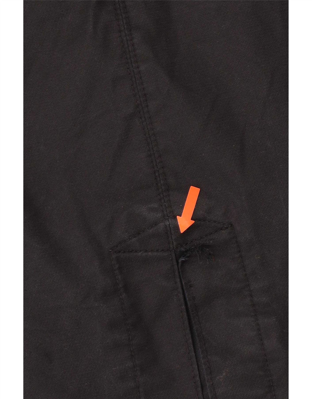 G-Star ženska vjetrovka kaput UK 40 veliki crni pamuk