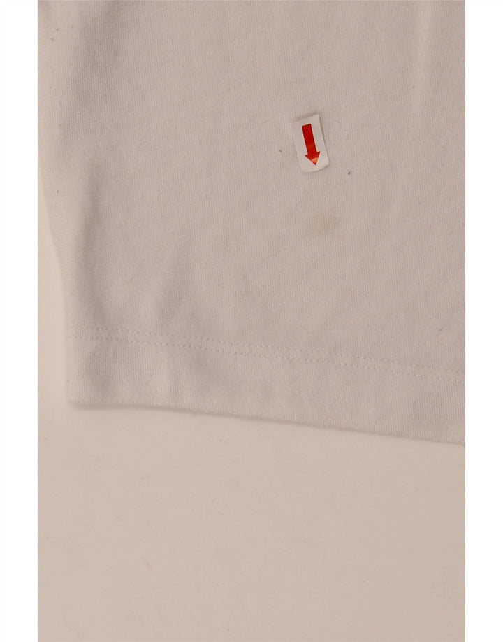 NIKE Womens Graphic T-Shirt Top UK 10 Small White