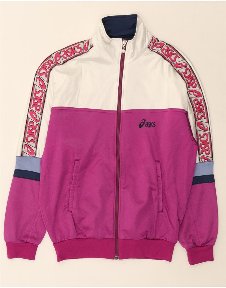 ASICS ženska gornja jakna trenirke IT 46 Large Purple Colourblock