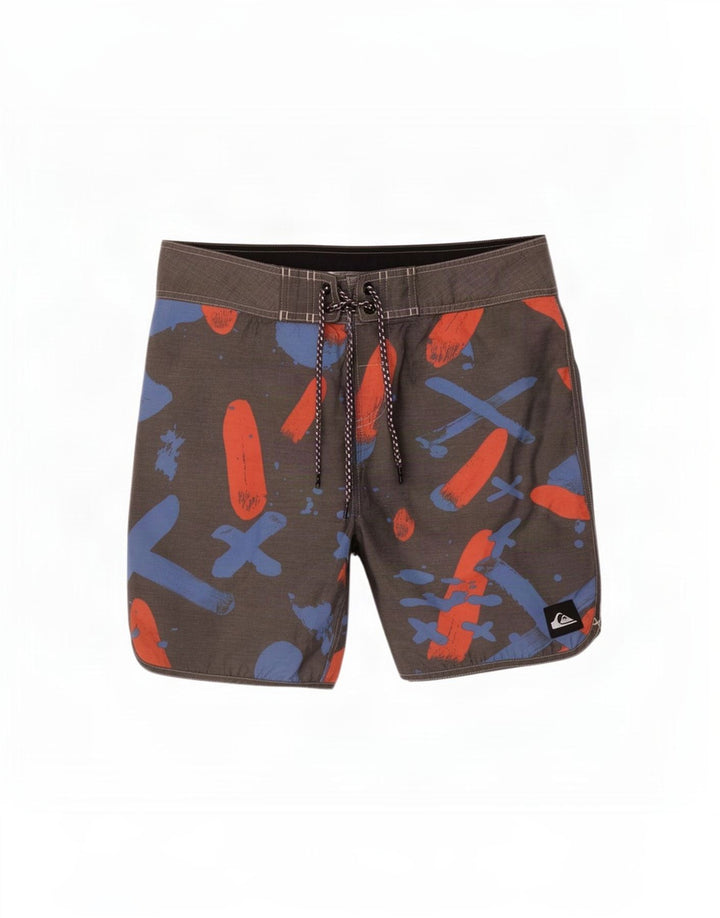 Quiksilver muške kratke hlače za kupanje srednje sive boje od poliestera