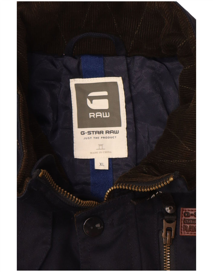 G-Star Boys Utility jakna 13-14 godina XL tamnoplavi pamuk