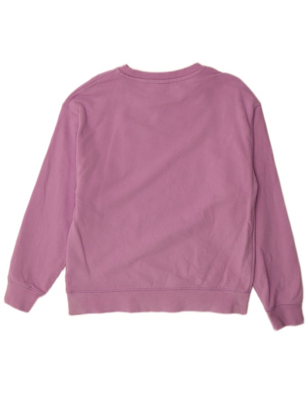 Levi's Ženska prekomjerna trenirka s grafičkim motivima UK 10 Small Purple Cotton