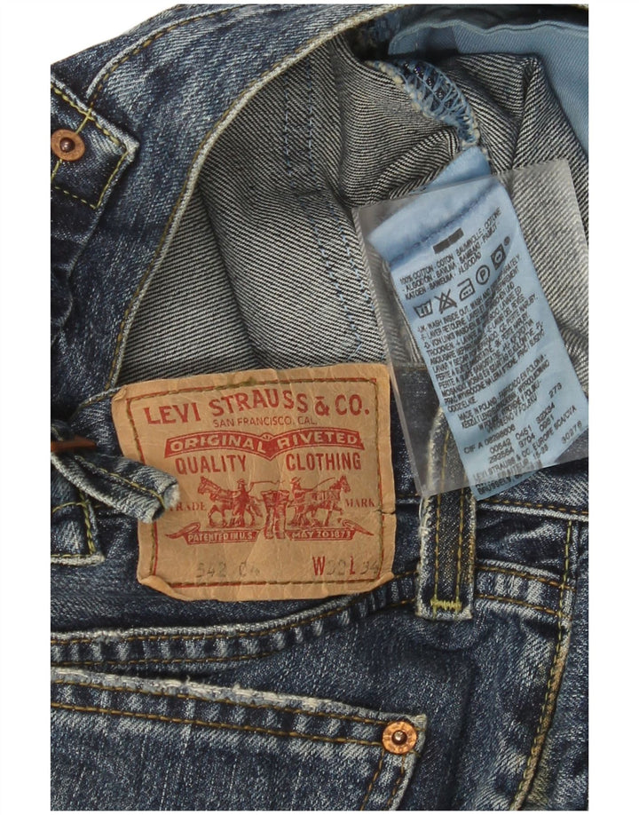 Levi's muške 542 traperice s dugim krojem W32 L34 plavi pamuk