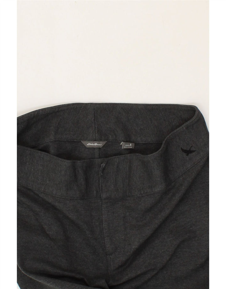 EDDIE BAUER Womens Straight Trousers US 6 Medium W30 L30 Grey Cotton Vintage Eddie Bauer and Second-Hand Eddie Bauer from Messina Hembry 