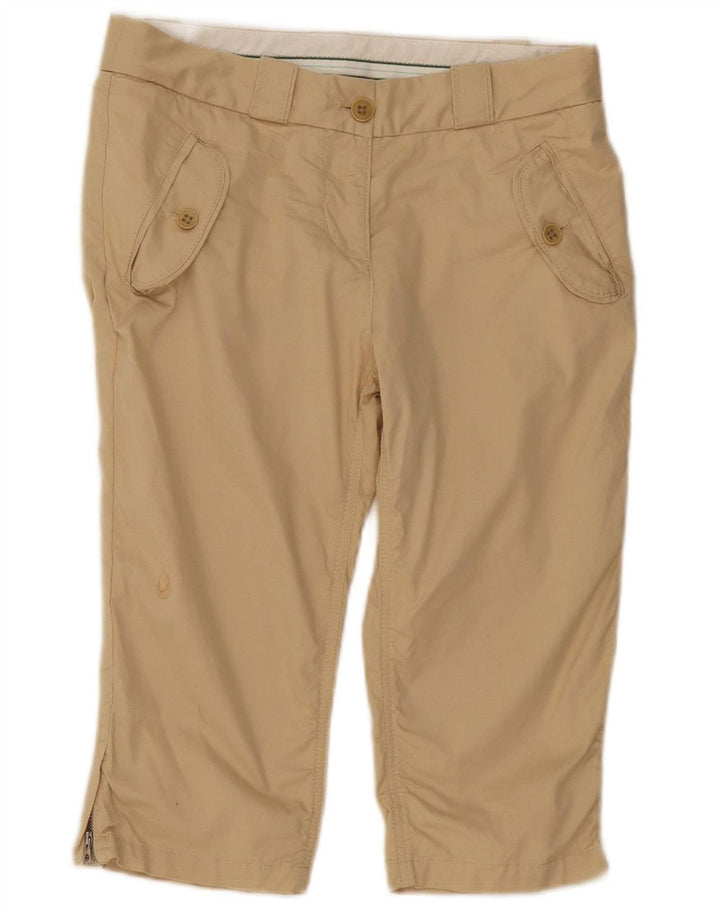 TIMBERLAND Womens Straight Capri Trousers EU 38 Medium W32 L16 Beige