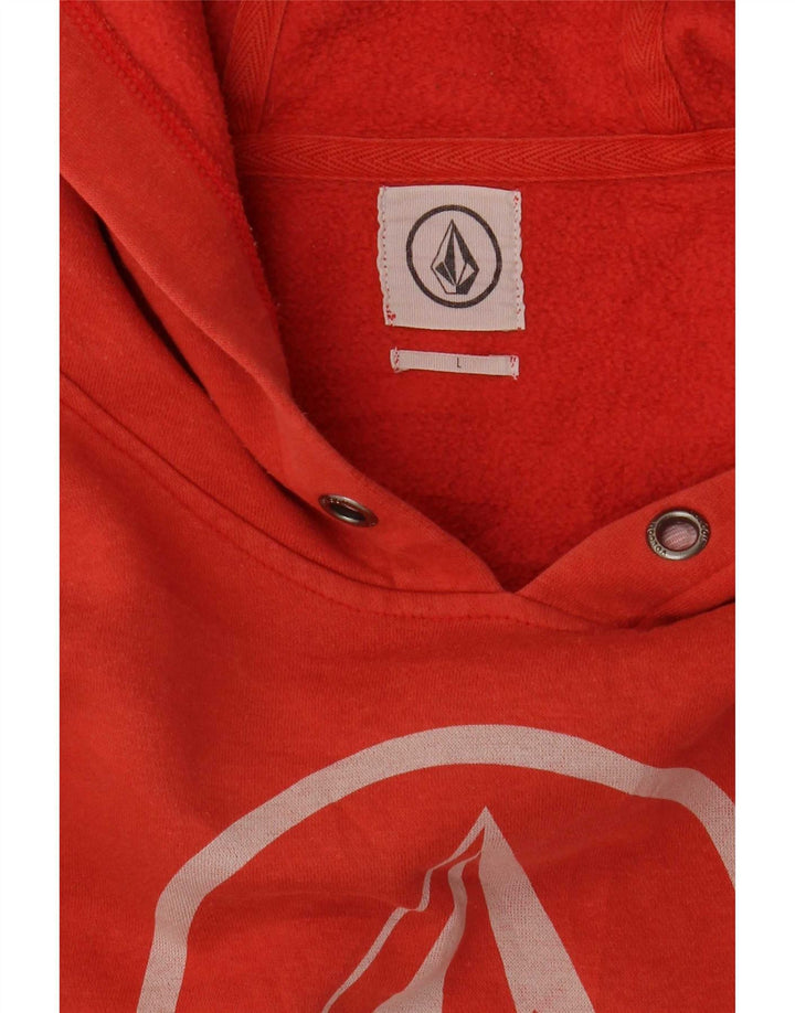 Volcom muška majica s kapuljačom s kapuljačom, velika narančasta