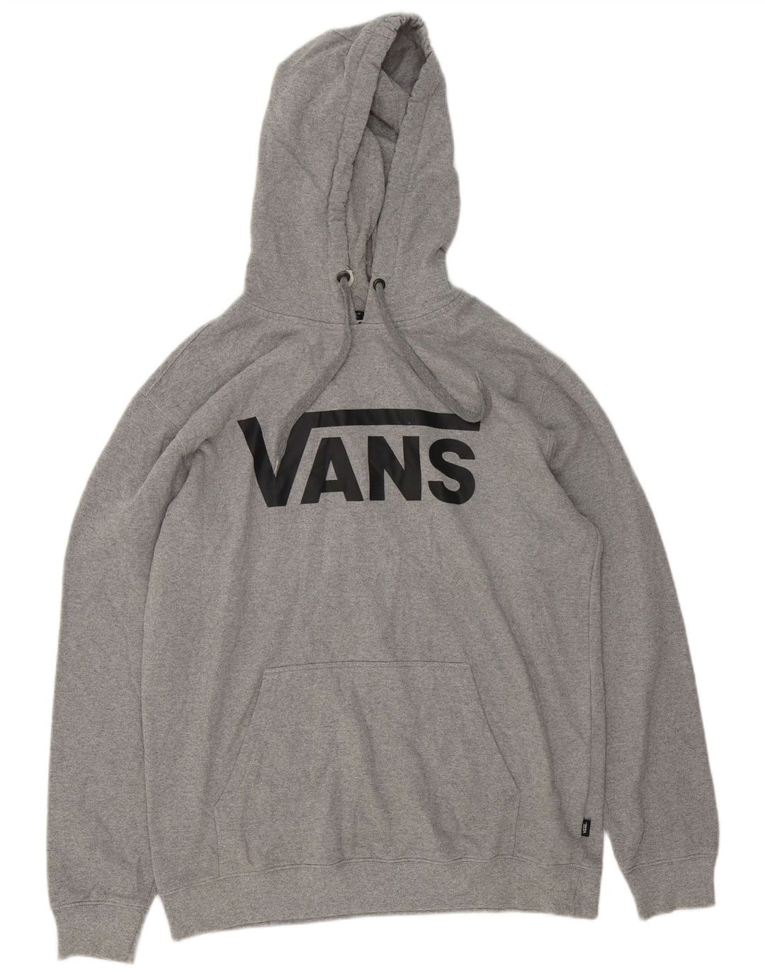 Vans muška majica s kapuljačom s kapuljačom, veliki sivi pamuk