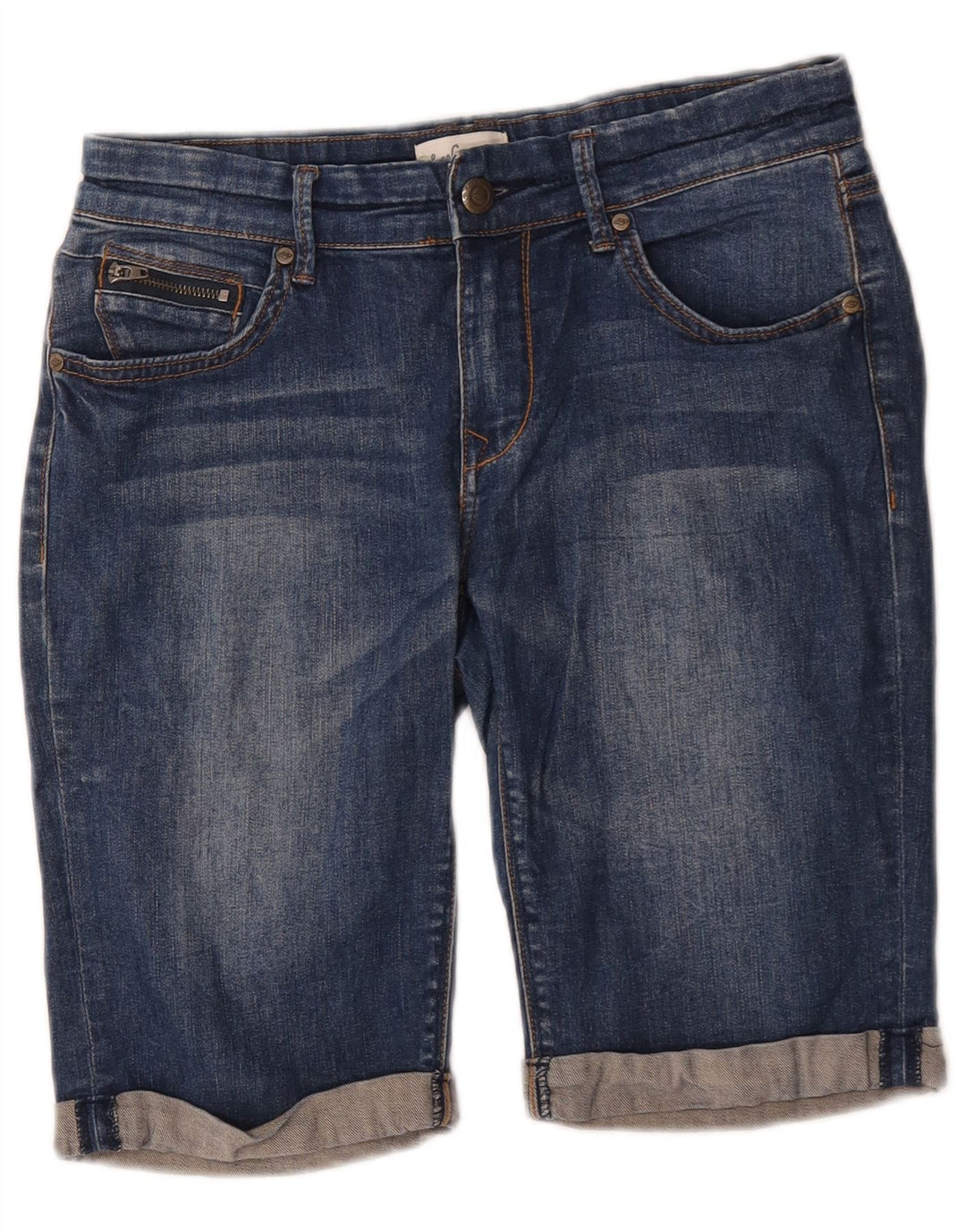 Lee Cooper ženske traper kratke hlače US 10 Large W30 plavi pamuk