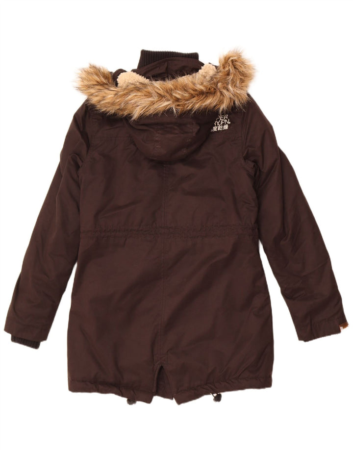 Superdry ženska jakna parka s kapuljačom UK 14 srednje crna