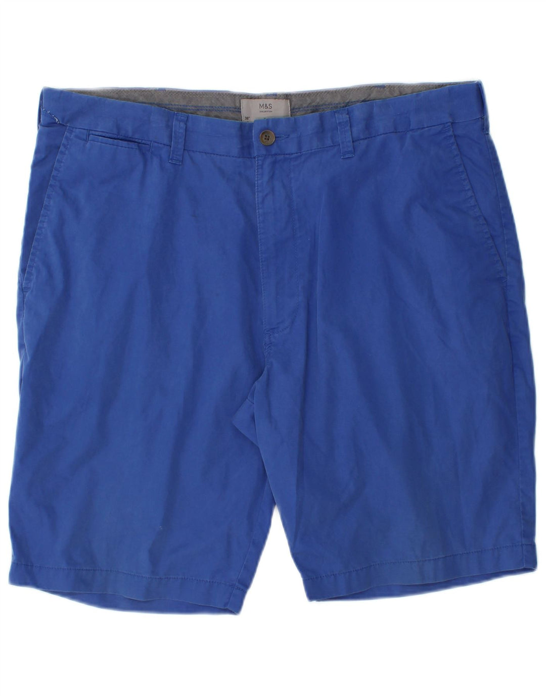 Marks & Spencer muške chino kratke hlače W38 XL plavi pamuk