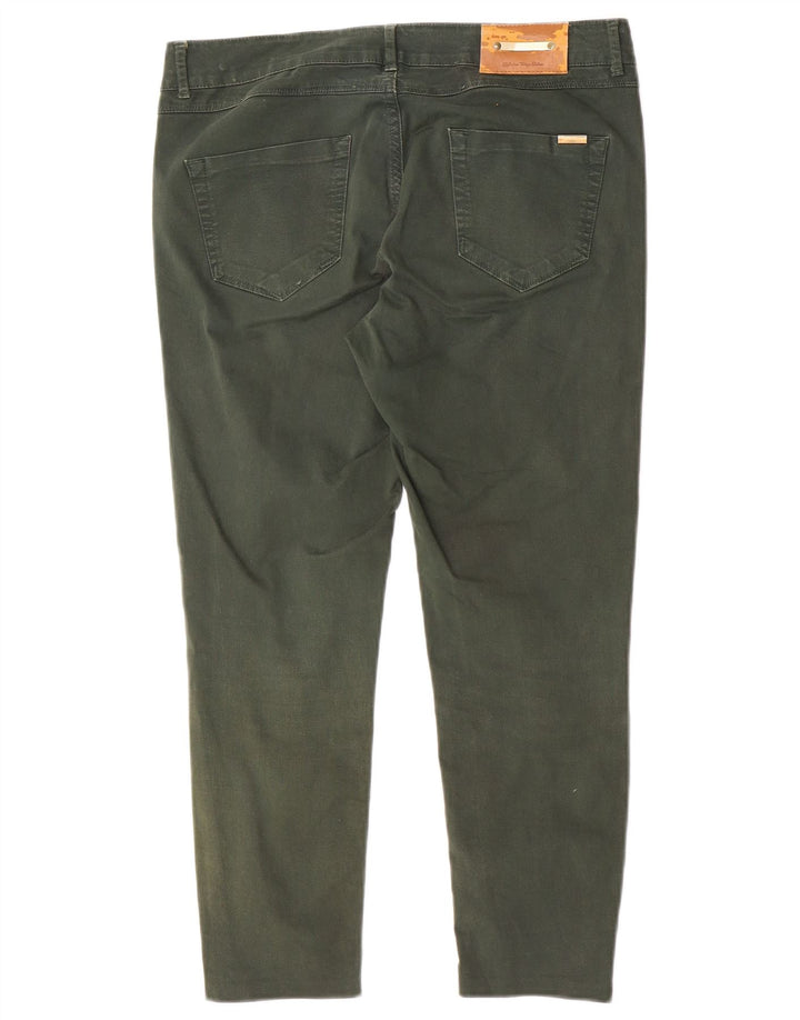 Zara ženske crop slim traperice EU 40 srednje W30 L24 zelene