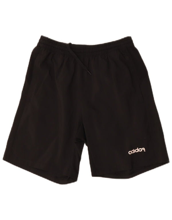 Male crne sportske kratke hlače Adidas Aeroready od poliestera