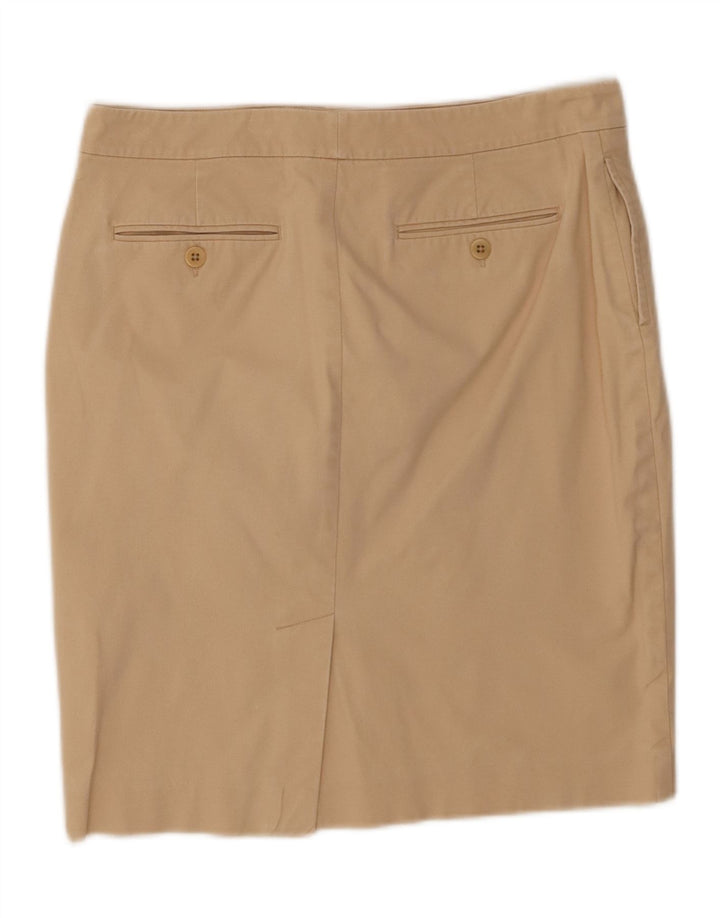 Ralph Lauren ženska ravna suknja US 6 srednje veličine W32 bež pamuk