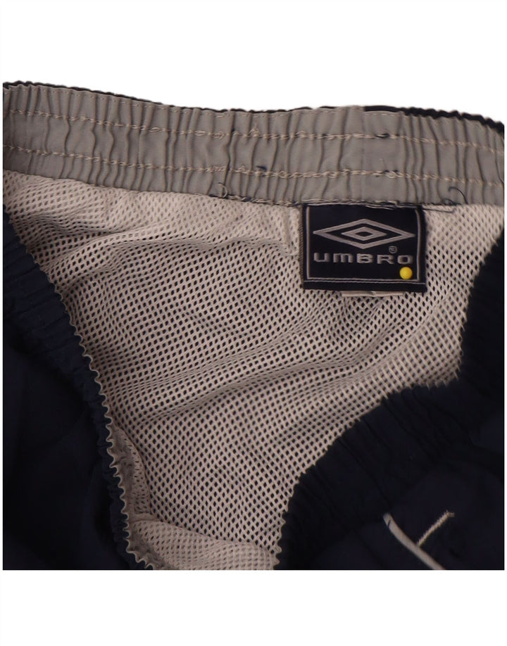 Umbro Boys Graphic Sport Shorts 9-10 Years Medium Navy Blue Poliester