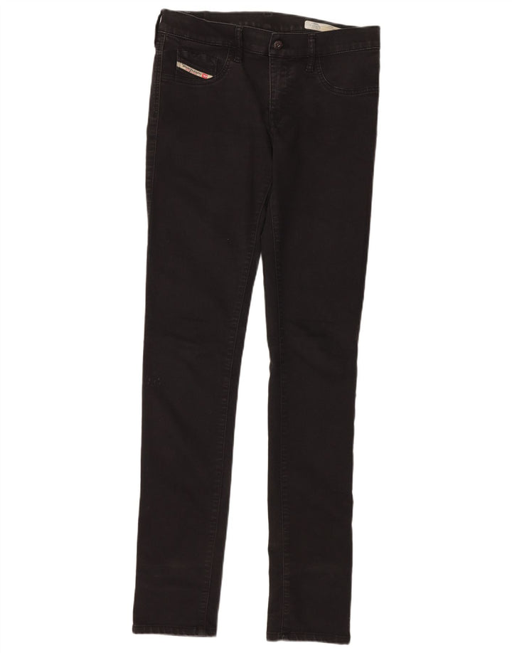 DIESEL Ženske Livier super uske jegging traperice niskog struka W31 L36 crne