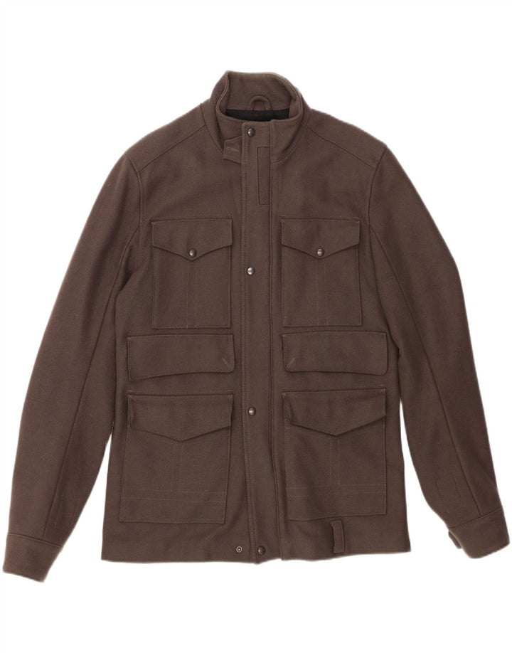 REISS muška vjetrovka jakna UK 40 velika siva djevičanska vuna