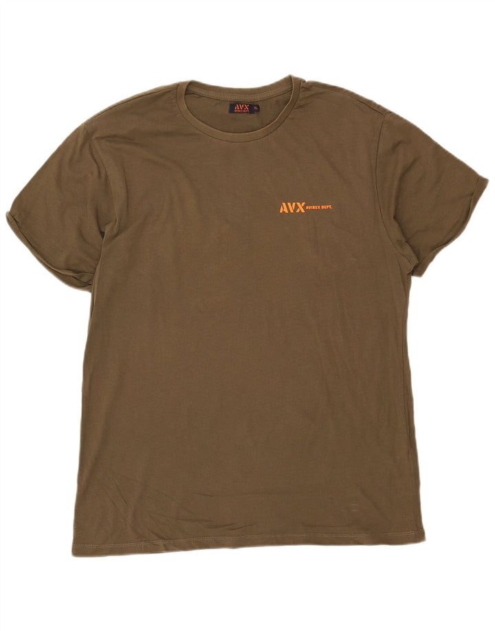 Avirex muška majica XL zeleni pamuk