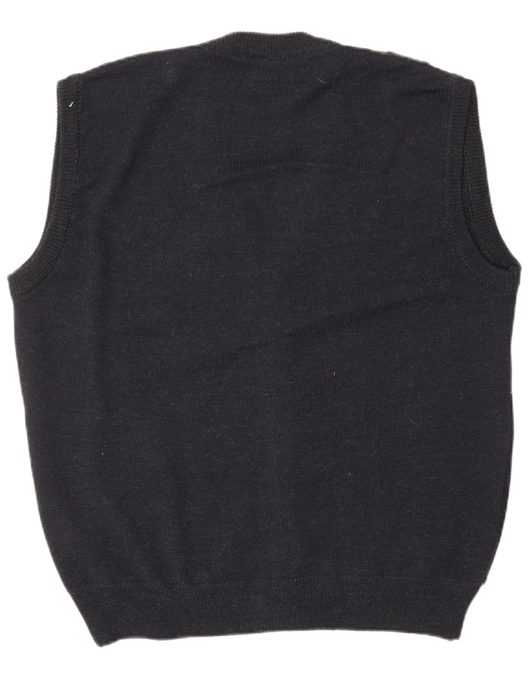 VINTAGE muški kardigan pulover bez rukava IT 52 Large Grey Argyle/Diamond