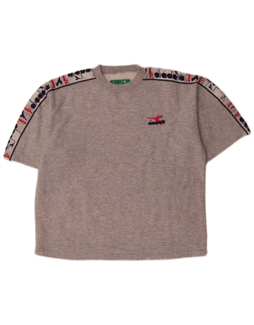 Diadora muška majica s grafičkim motivima, srednje siva