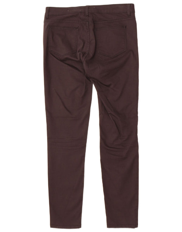 Fat Face ženske jegging ležerne hlače UK 12 srednje W32 L30 crni pamuk
