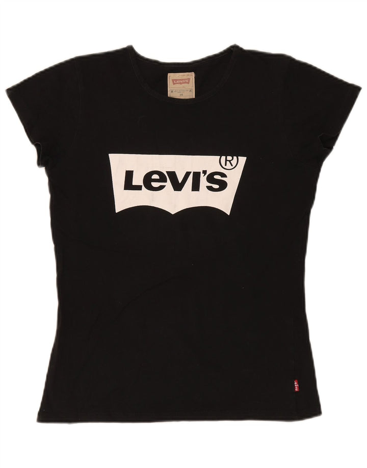 Gornja majica kratkih rukava Levi's Boys Graphic T-Shirt 15-16 Years Black