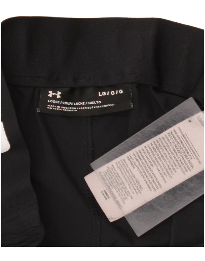 UNDER ARMOUR Muške kratke sportske kratke hlače s grafičkim motivima, veliki crni poliester