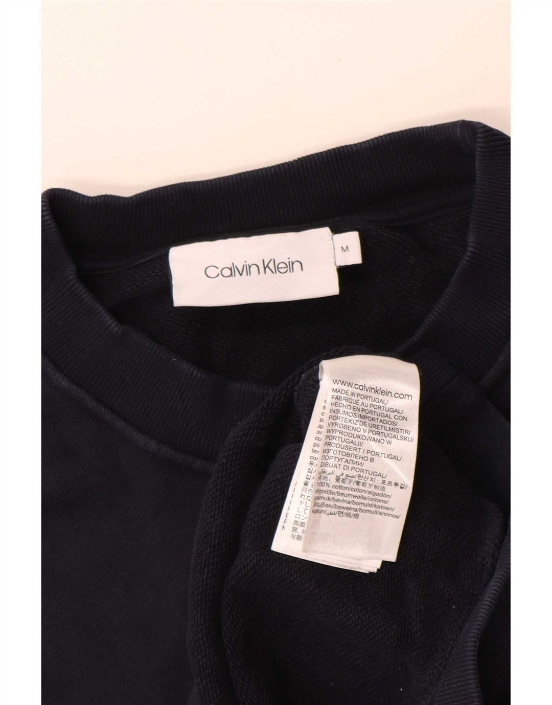 Calvin Klein muška majica s grafičkim motivima srednje plave boje