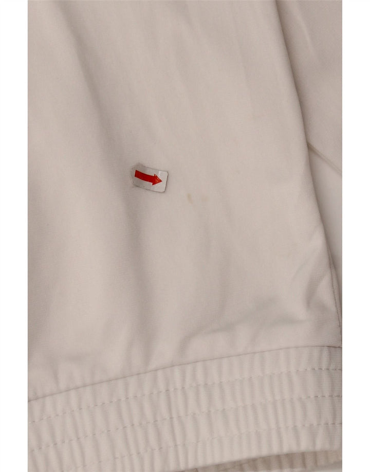 ASICS muška grafička gornja jakna trenirke srednje bijele boje od poliestera