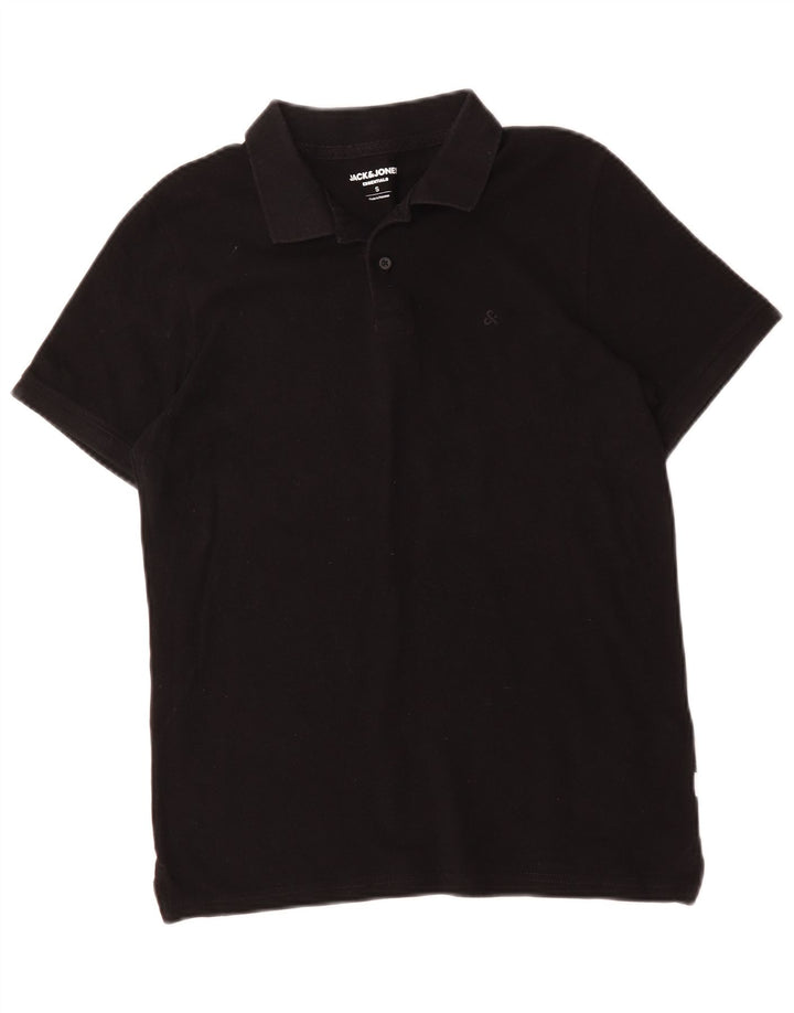 Jack & Jones muška polo majica mala crna pamučna