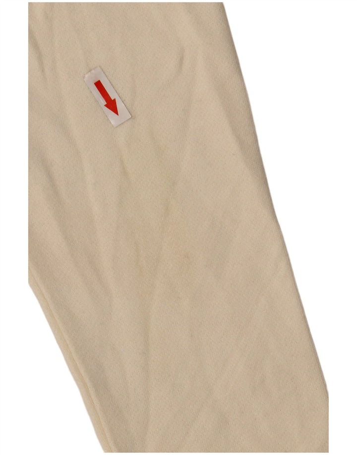 Izod Ženska majica dugih rukava UK 10 Mali bijeli pamuk